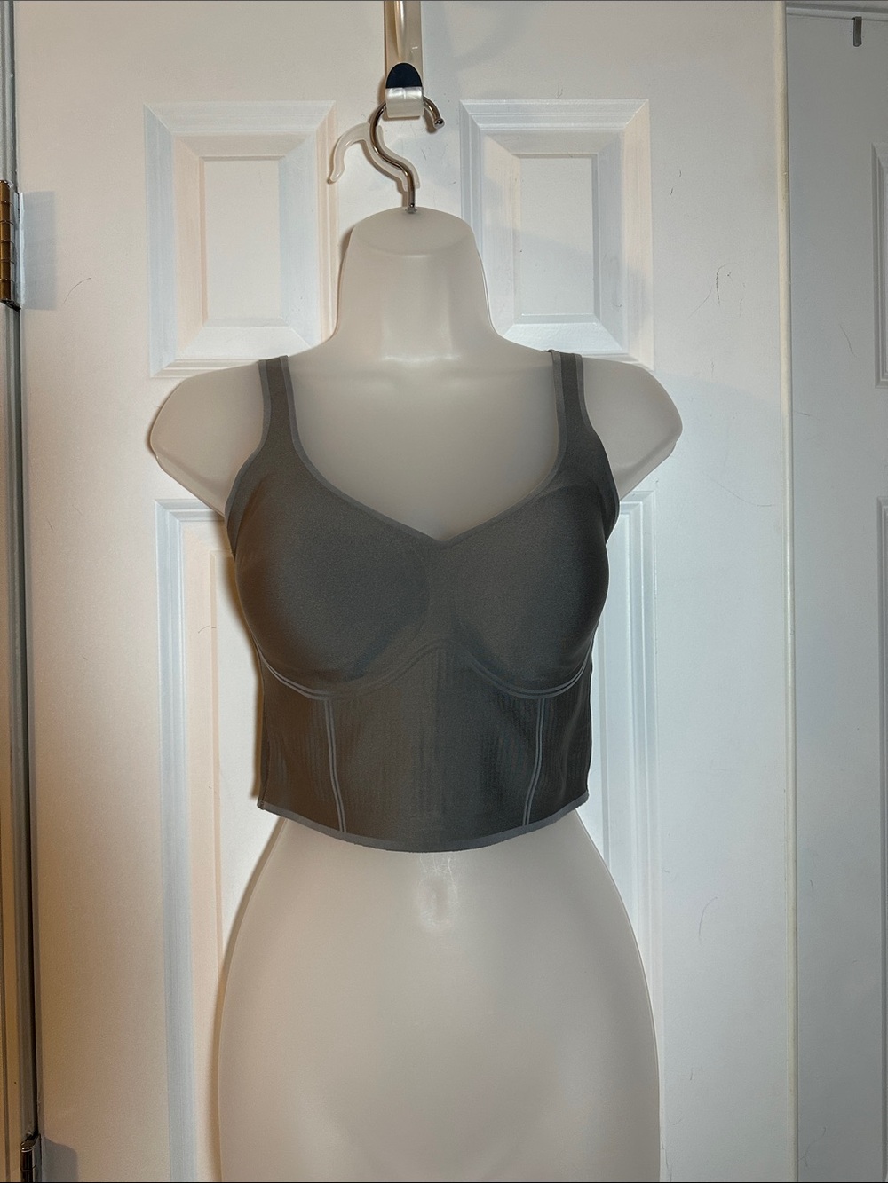 Fanka Padded Sports Bra— Charcoal Gray